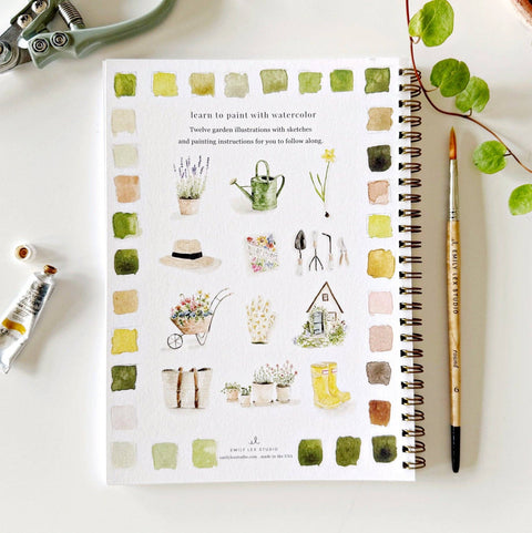 Garden Watercolor Workbook - Emily Lex Studio