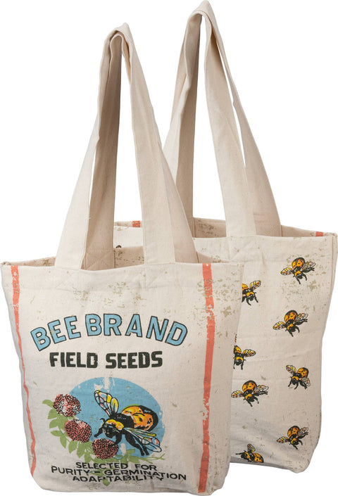 Bee Brand Tote, 14"x12"x0.1" - Primitives by Kathy