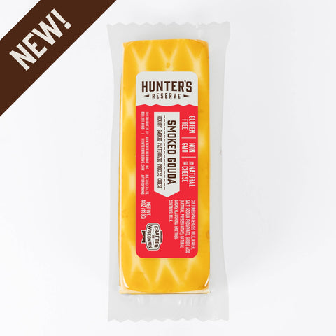 Smoked Gouda, 4 oz Cheese Bar, Shelf Stable - Hunter's Reserve