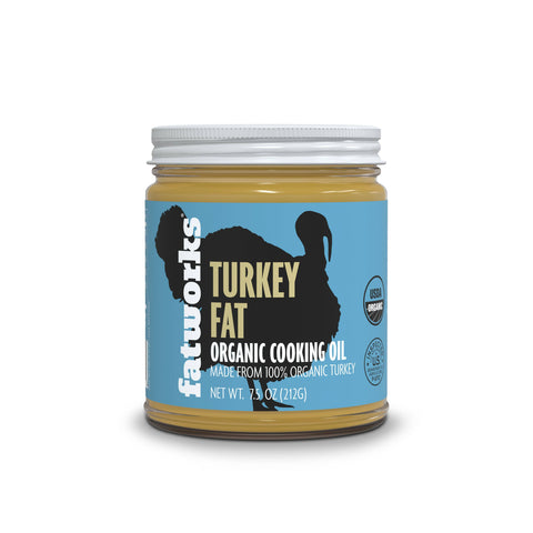 Organic Turkey Fat, 7.5 oz - Fatworks