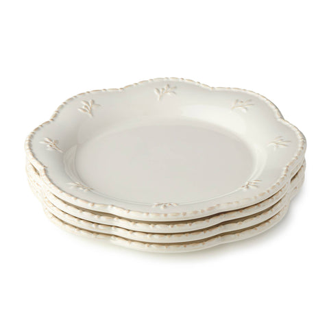 Heritage Beads Dinner Plate, 11" – Classic Stoneware Texture