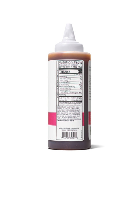Thai BBQ Cooking Sauce & Glaze, 15.5 oz - Kinder's Sauces & Seasonings