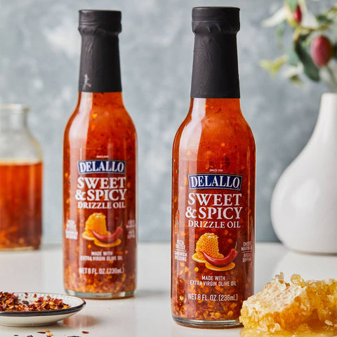 Sweet & Spicy Dip & Drizzle Oil  8 fl oz - Delallo