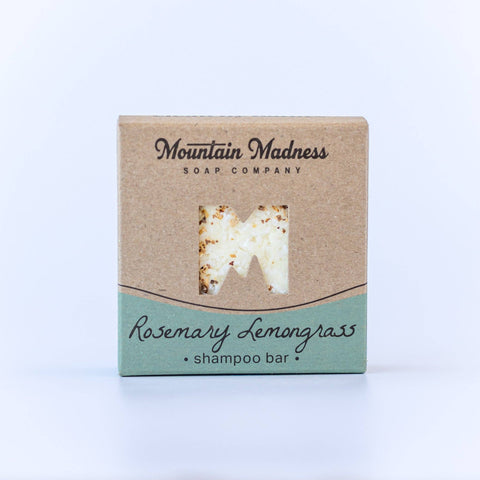 Rosemary Lemongrass Shampoo Bar - Mountain Madness Soap Co.