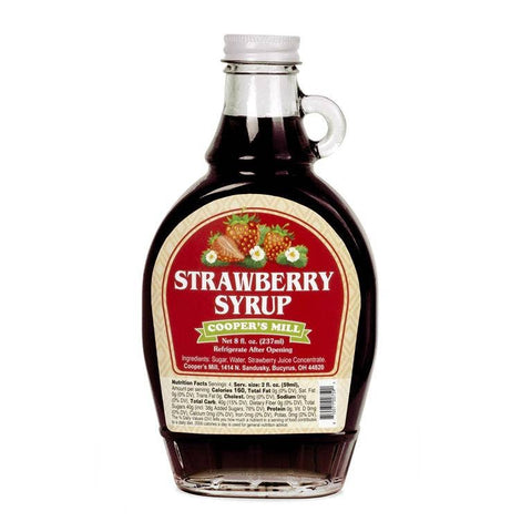 Strawberry Syrup - 8 fl. oz. - Cooper's Mill