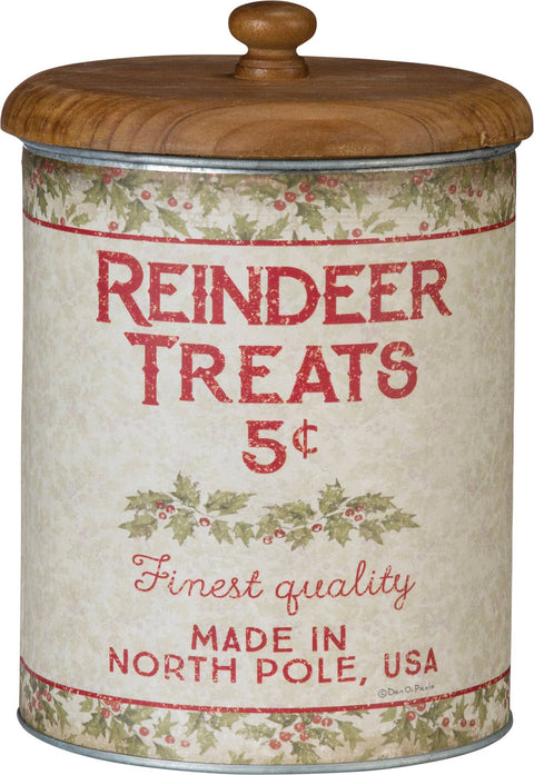 Reindeer Treats Canister - Primitives by Kathy