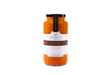 Tuscan Tomato Soup 16 oz Vegan & GF Shelf Stable - 18 Chestnuts Soups
