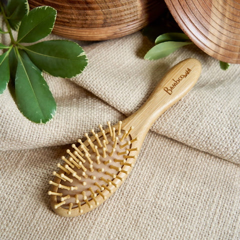 Bamboo Kids Hairbrush, 7" - Bamboo Switch