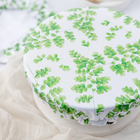 Reusable Dish Cover, Medium, Maidenhair Fern - Wild Clementine Co.