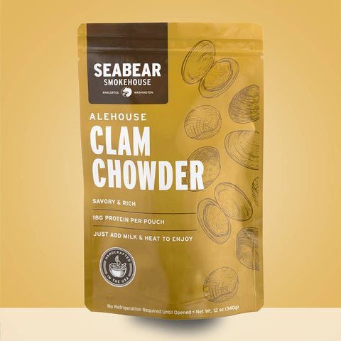 Alehouse Clam Chowder, 12 oz - SeaBear Smokehouse