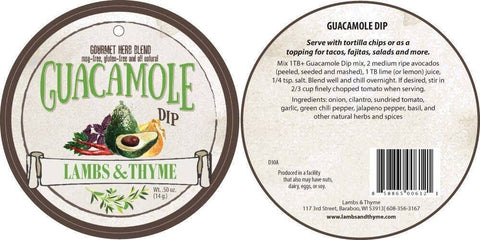 Guacamole Dip - Lambs & Thyme