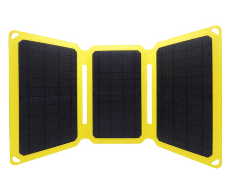 25W Portable Solar Charger + 2x 10k mAh Powerbanks - SunJack