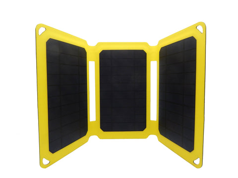 15W Portable Solar Panel Charger + 10k mAh Powerbank - SunJack