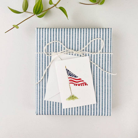 American Flag Mini Notecard, 2.5" x 3.5" - Emily Lex Studio