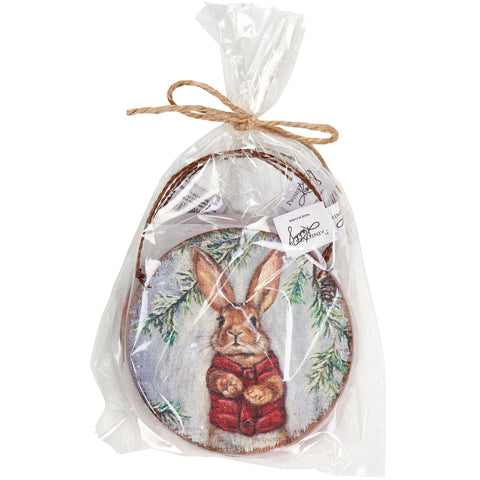 Winter Animal Ornament Set - Primitives by Kathy