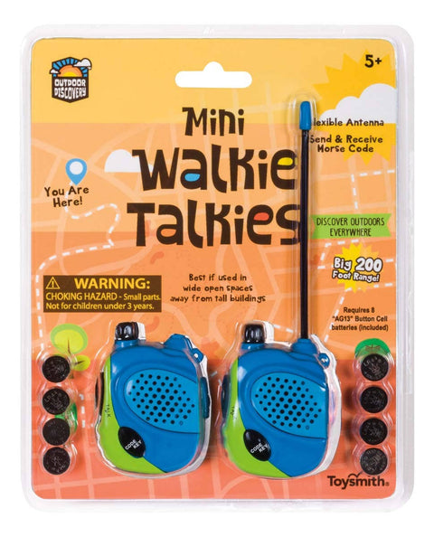 Outdoor Discovery Mini Walkie Talkie, Set of 2