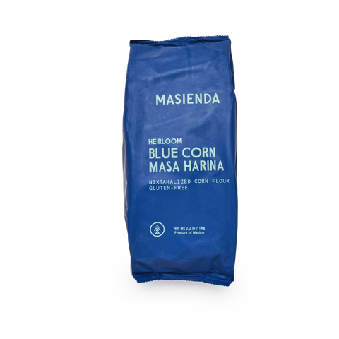 Heirloom Blue Corn Masa Harina, 2.2 lb - Masienda