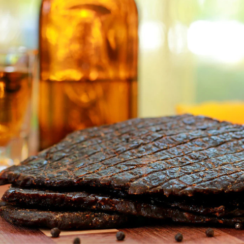 Chipotle Bourbon Beef Jerky, All-Natural, 4oz - Mahogany Smoked Meats
