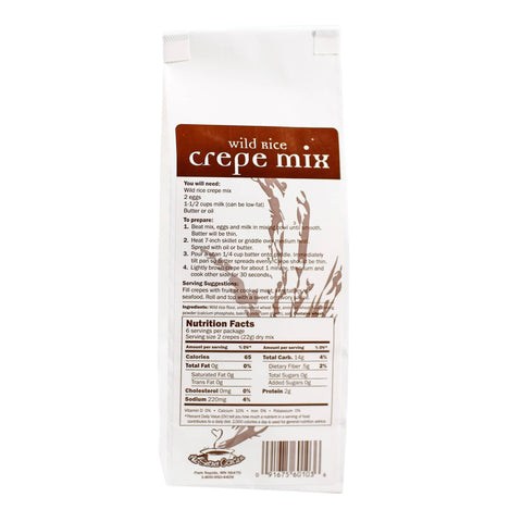 Wild Rice Crepe Mix, 4.6 oz - The Secret Garden