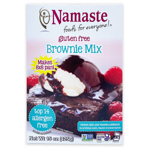 Gluten Free Brownie Mix, 15oz - Namaste Foods