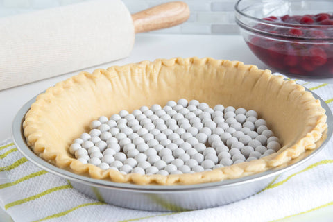 Ceramic Pie Weights with Mason Jar, 9.5 Ounce - Fox Run Brands