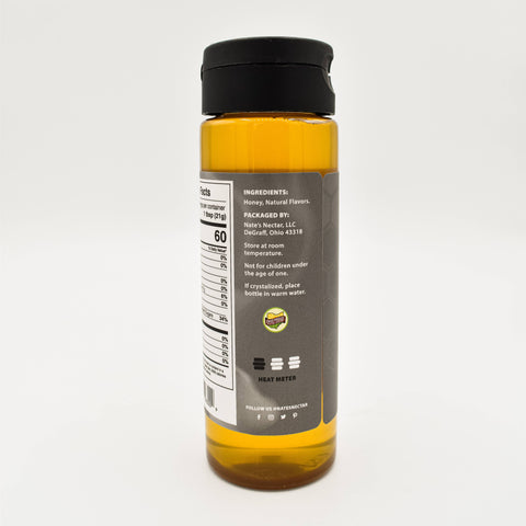 Smoked Honey, Mild Heat, 12 oz - Nate's Nectar