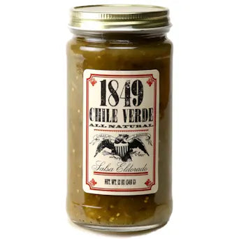 1849 Brand All Natural Eldorado Style Chile Verde, 12 oz - Golden West Specialty Foods