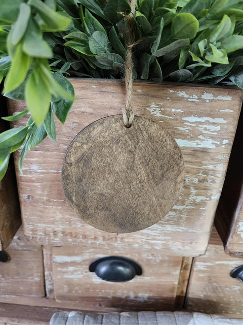 Wood Ornament Jesus Sheep - Redeemed Decor