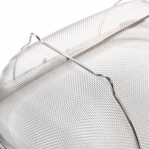 Large Stainless Steel Colander, Extendable Handles, 9.45"x13.86" - Fox Run Brands