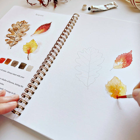 Autumn Watercolor Workbook - Emily Lex Studio