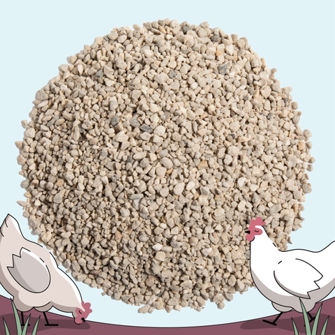 Natural Oyster Shell, Chicken Supplement, 4 lb - Mile Four