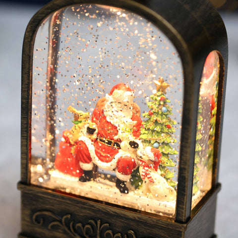 Christmas Vintage Snow Globe Lantern - SINT
