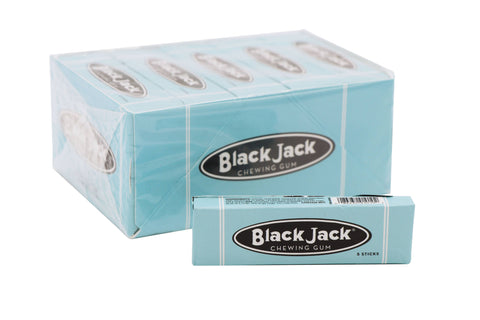 Blackjack Chewing Gum, 5 sticks - Grandpa Joe's