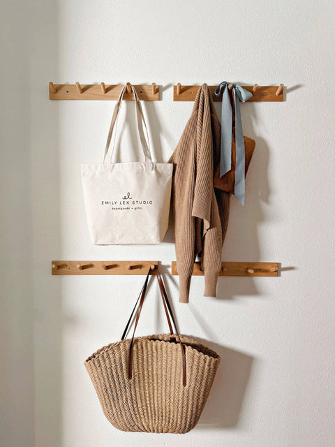 Canvas Art & Carryall Tote Bag, 12"x14" - Emily Lex Studio
