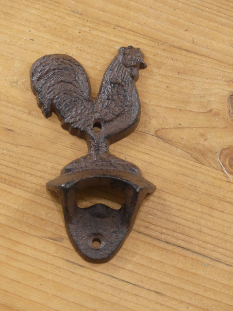 Rooster Wall Mount Bottle Opener - Midwest Craft House
