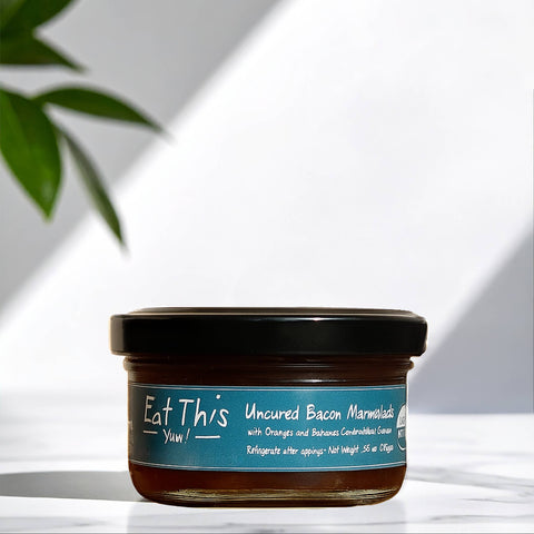 Uncured Bacon Marmalade, Burger Spread, 7 oz - Eat This Yum
