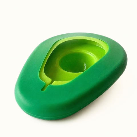 Reusable Silicone Avocado Savers: Fresh Green, Set of 2 - Food Huggers
