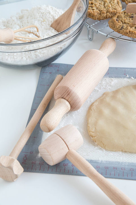 Wooden Kitchen Tools Set, Junior 9 Pieces - Fox Run Brands
