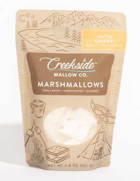 Salted Caramel Marshmallow: 12 Ct - Creekside Mallow Co.