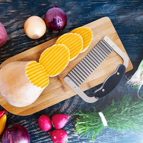 Stainless Steel Crinkle Cutter, 4.75 x 7 x 0.75 in - Fox Run Brands