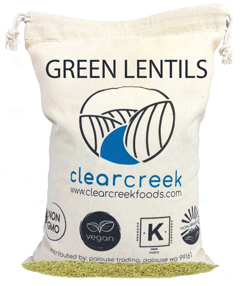 Green Lentils, 25 lb - Palouse Brand