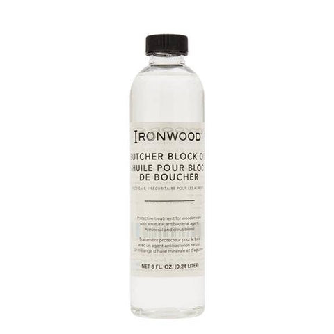 Ironwood Gourmet Butcher Block Oil, 8 oz - Fox Run Brands