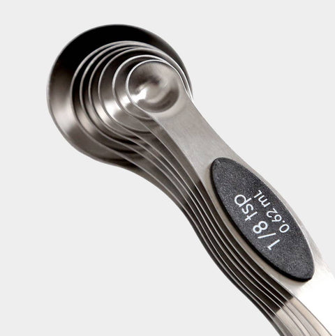 Stainless Steel Magnetic Measuring Spoons, Set of 8 - Breadtopia