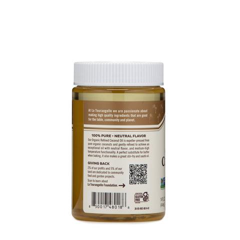 Organic Refined Coconut Oil, 14 Fl Oz - La Tourangelle