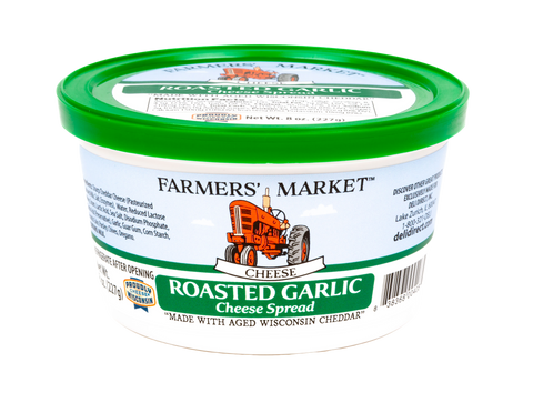Wisconsin Cheese Spread Farmers Market Shelf Stable, 8oz: Aged Asiago - Merchandise Unlimited