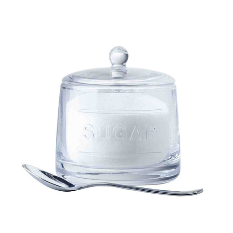 Glass Sugar Jar with Lid, 8 oz - TableCraft
