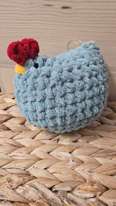 Handmade Crochet Chicken - Marisvale Acres