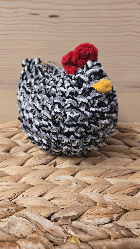Handmade Crochet Chicken - Marisvale Acres