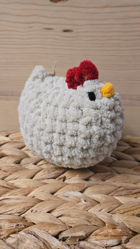 Handmade Crochet Chicken - Marisvale Acres