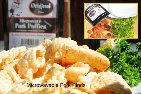 Microwave Pork Rinds Original, 2 oz Bag - Julia's Southern Foods, LLC
